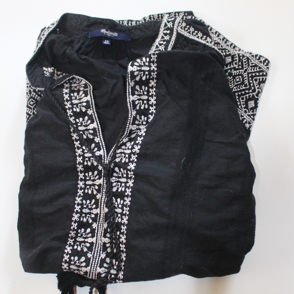 black blouse